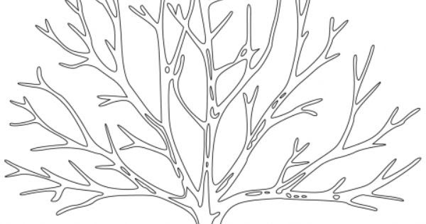 Tree Without Leaves Coloring Pages - Hannah Thoma's Coloring Pages