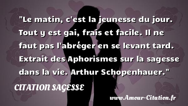 Citation Damour Le Matin Best Citations D Amour