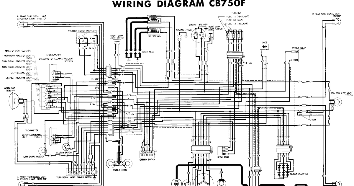 Cb 750 1991 Color Wiring Diagram - Wiring Diagram