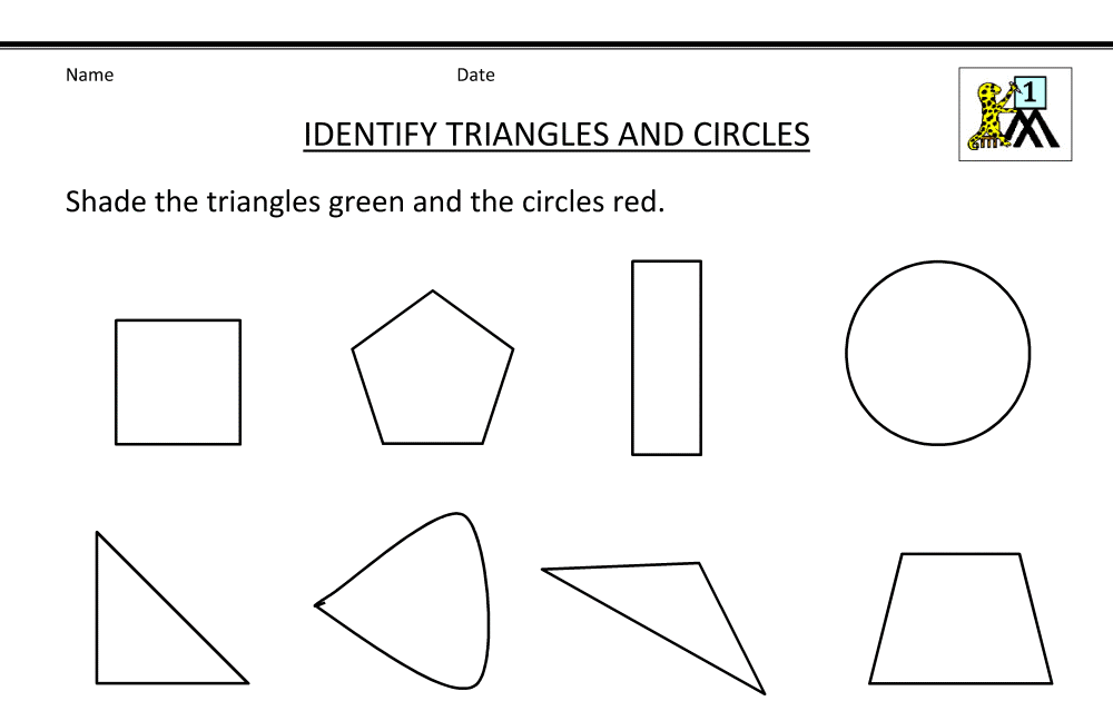 Free Math Worksheets On Shapes - 34