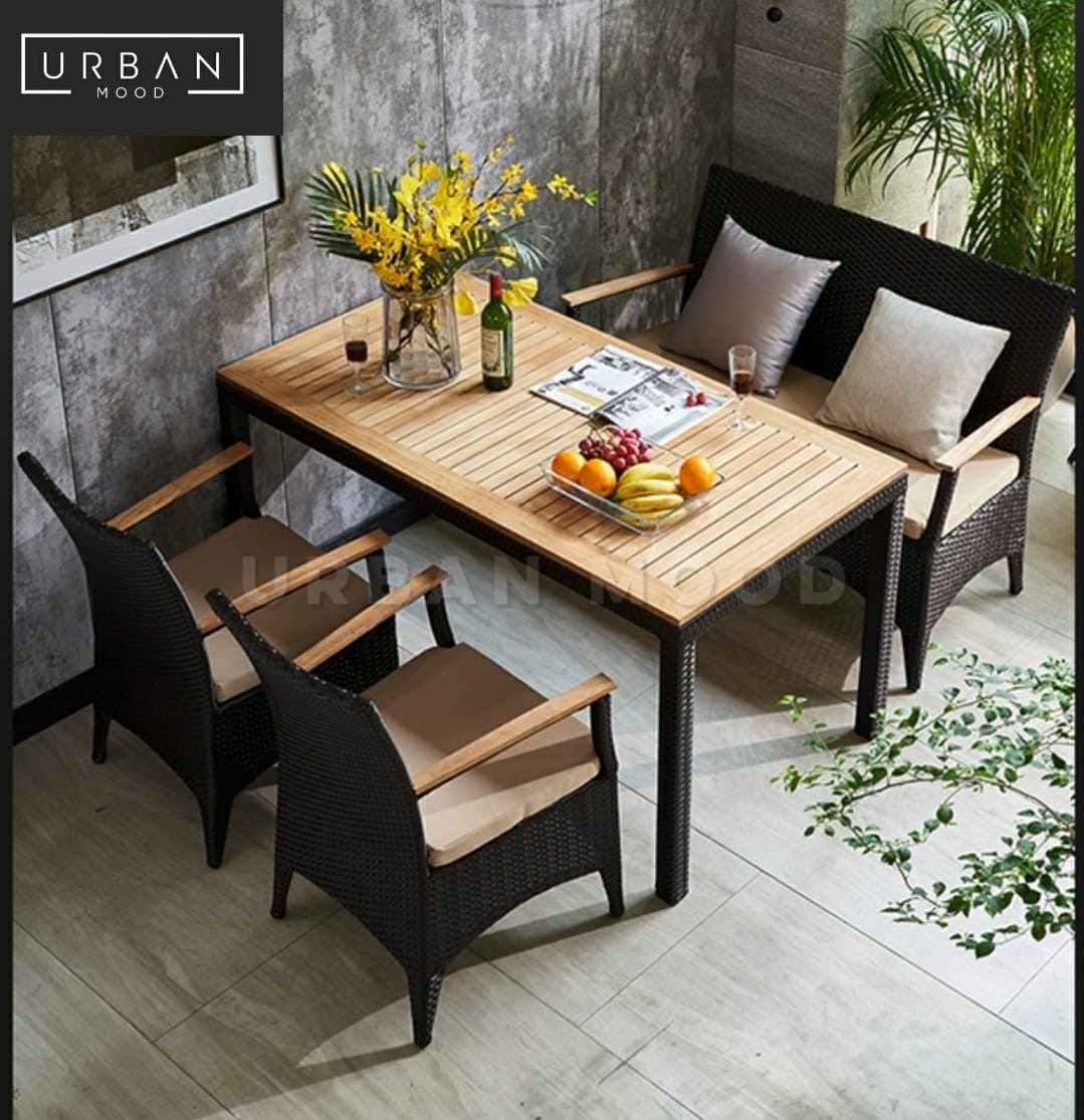 Outdoor Dining Table Set With Bench / We did not find results for