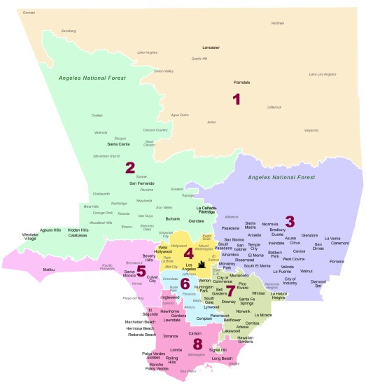 La County Spa Map