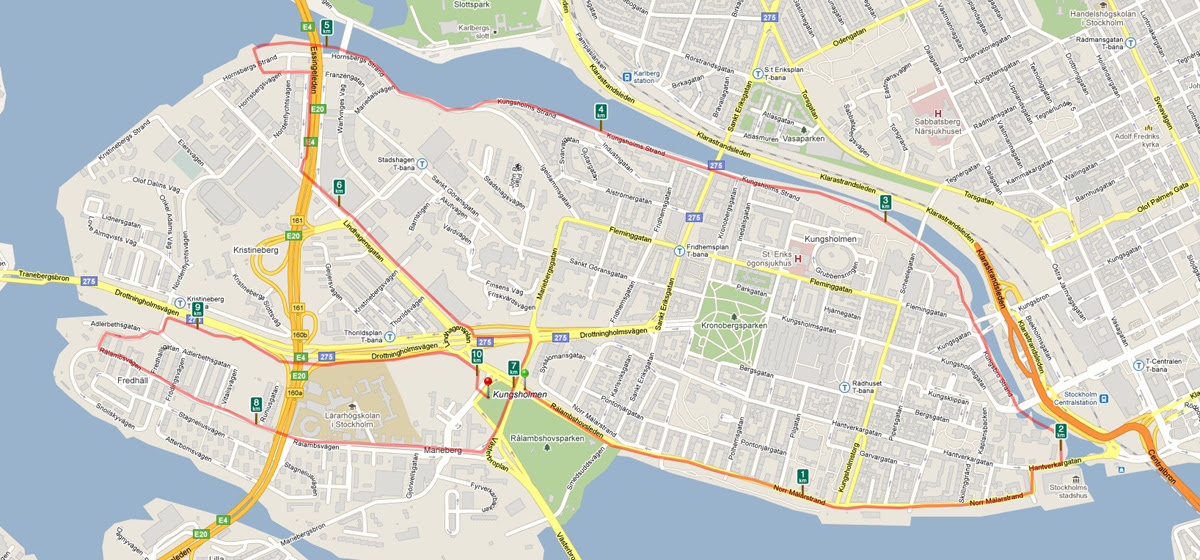 Kungsholmen Runt Karta | Karta
