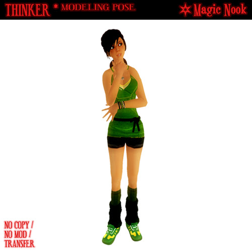 Thinker (Modeling Pose from Magic Nook)