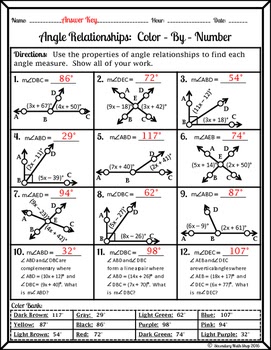 34 Proving Angle Relationships Worksheet - Worksheet Project List