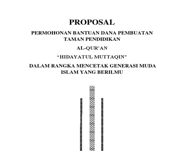 Contoh Proposal Permohonan Dana Insentif Guru Doc Berkas Pendidikan