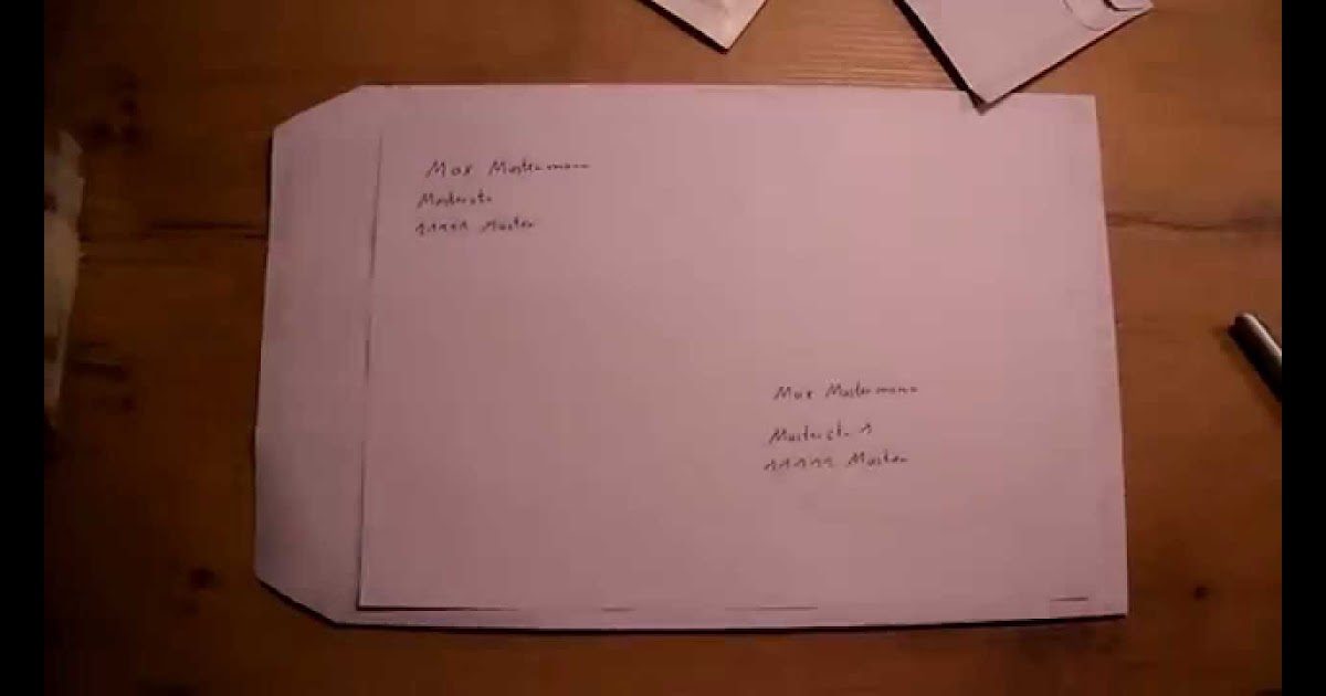Fensterumschlag Din A 4 Wo Frankieren / Din Post Und