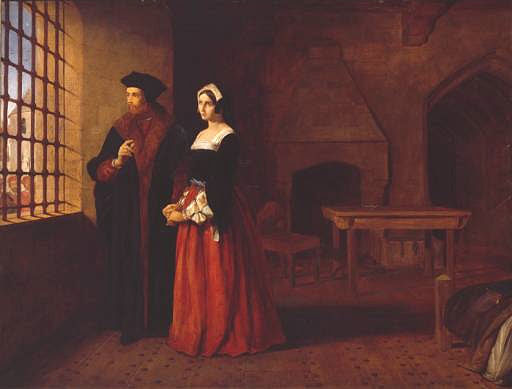 St. Thomas More and his daughter Margaret in his prison