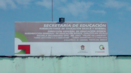 Escuela Secundaria Oficial No 0682 Felipe Villanueva