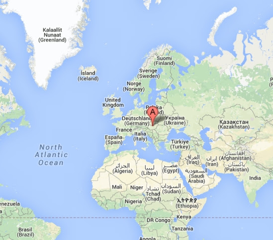 Where is Budapest ~ Online Map