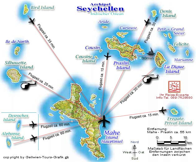 Seychellen Karte | Karte
