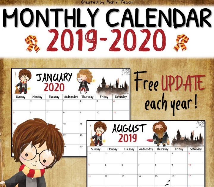 Harry Potter 2021 Calendar | Calendar Page
