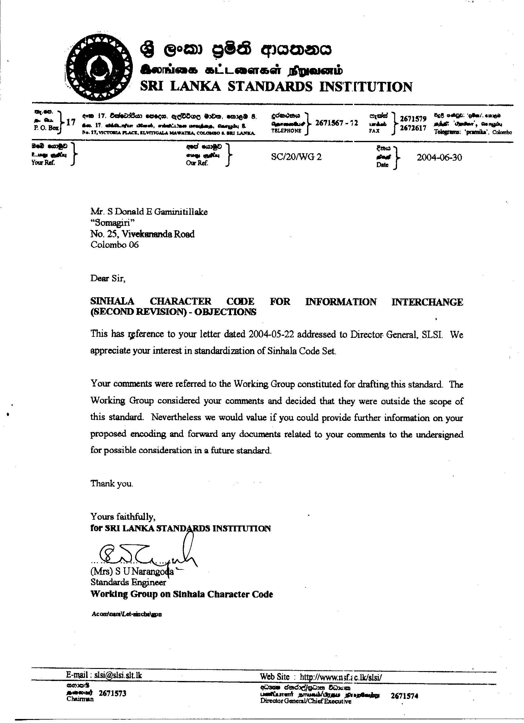 Structure Of A Formal Letter In Sinhala Official Letter Format ...