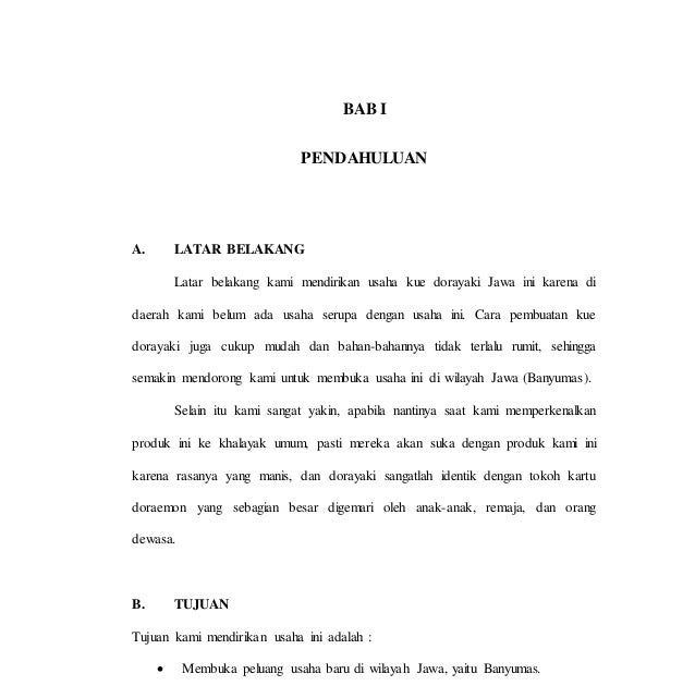 Contoh Proposal Usaha Mie Ramen