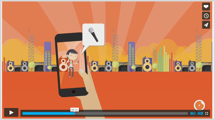 Gigtown explainer video mobile phone