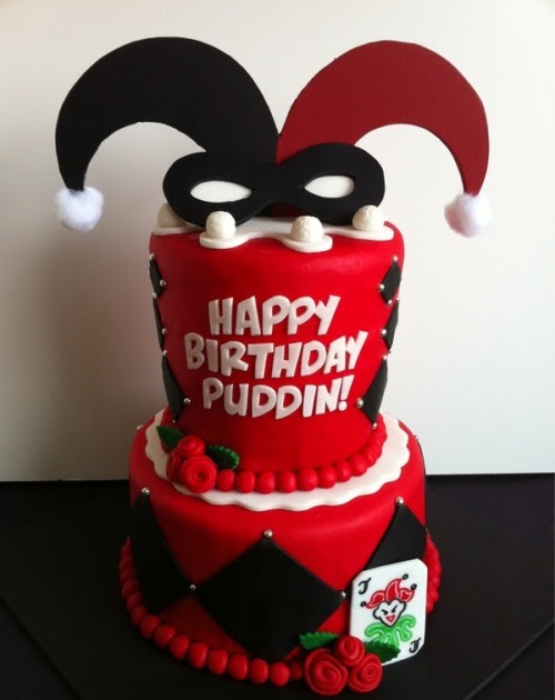 Geek Art Gallery: Sweets: Harley Quinn Birthday Cake