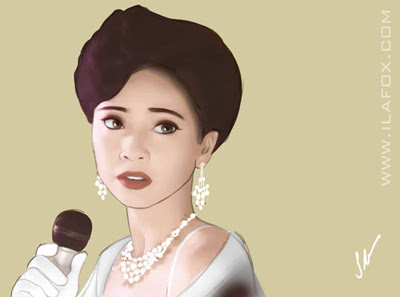 Retrato realista, Sheren Tang, Tenho um encontro com a primavera, ilustração by ila fox