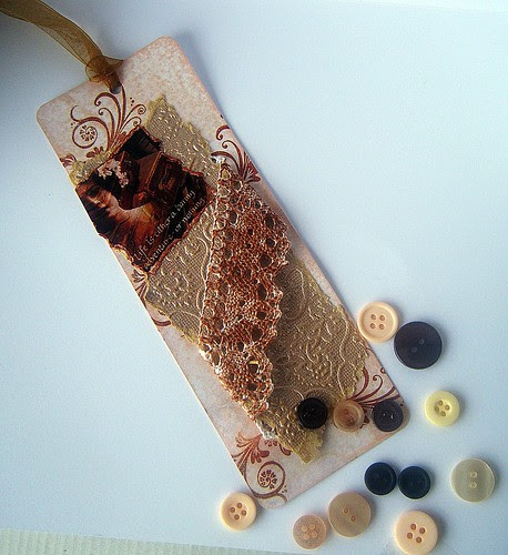 Tuesday Taggers Vintage bookmark