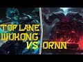 League of legends  Wukong vs Ornn Top lane S8 2018