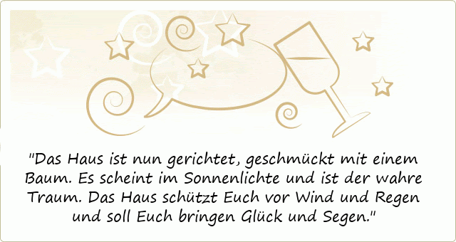 Sprüche Zum Richtfest Richtfestsprüche Sprüche Geburtstag