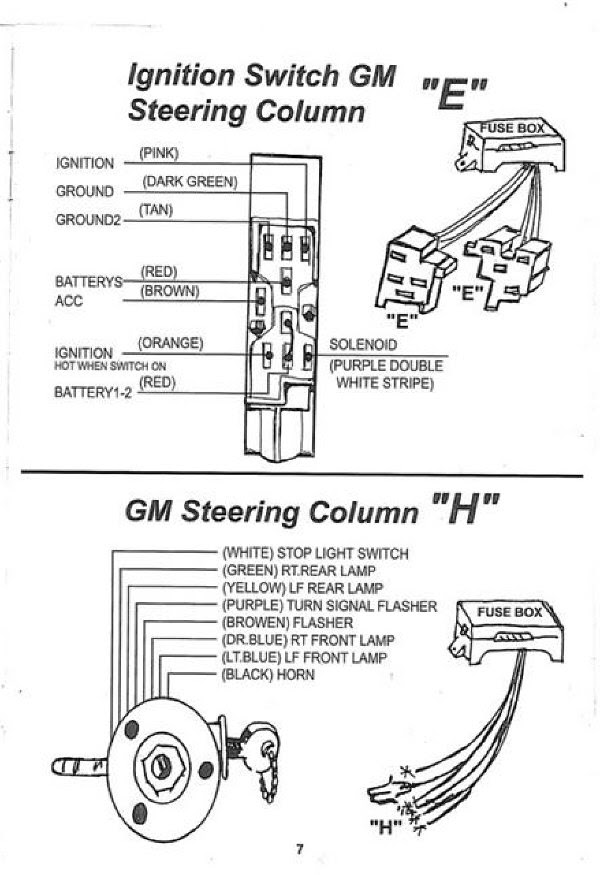 Chevy Steering Column Wiring Diagram