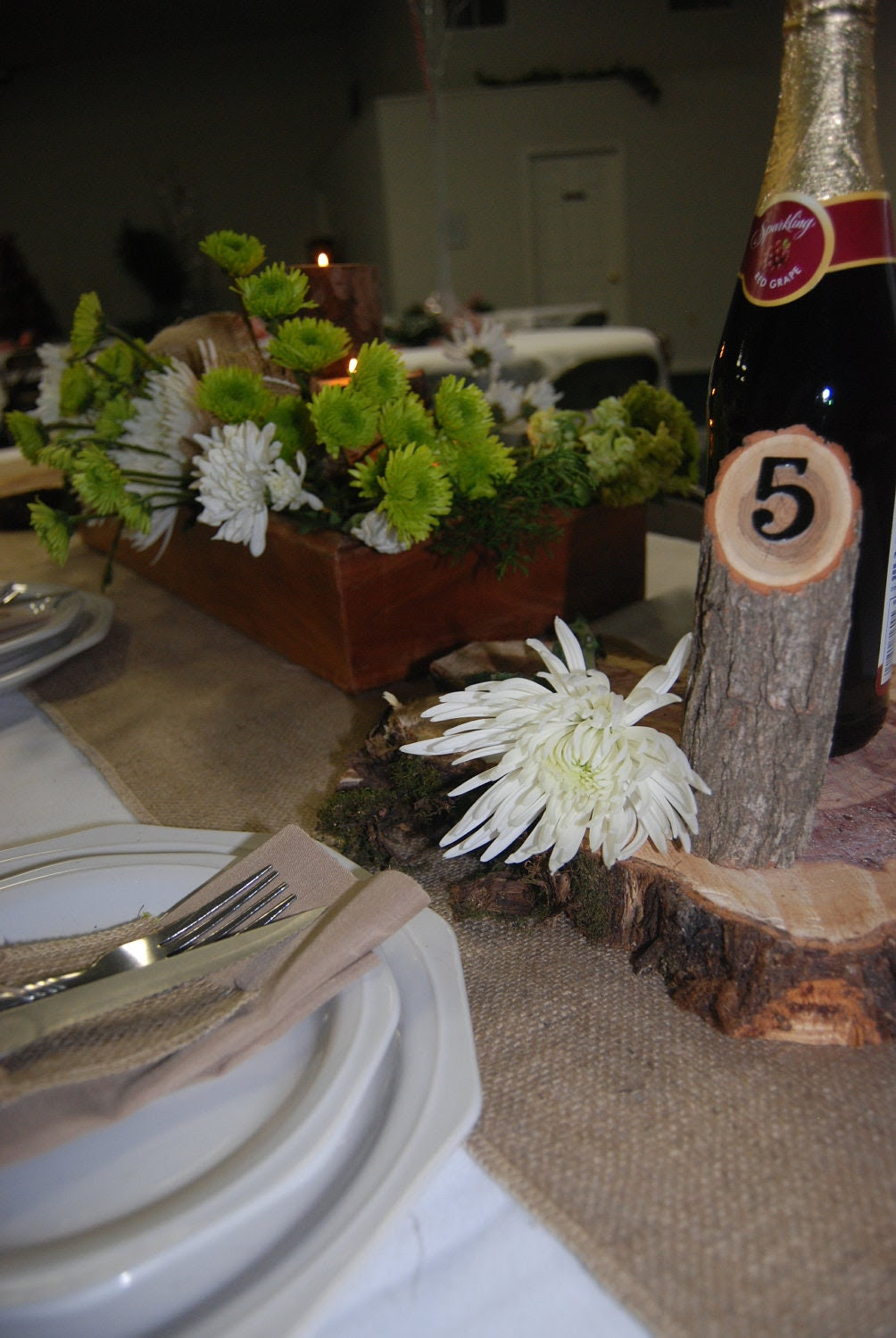Burlap Table Accessories Home Design Ideas