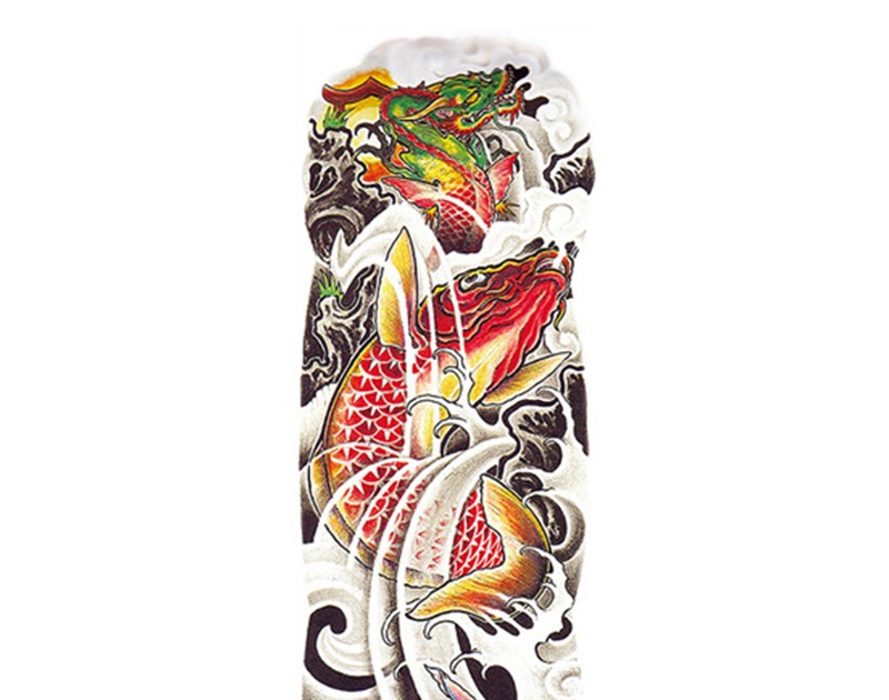 Tato Ikan Koi Di Lengan Bawah Paimin Gambar