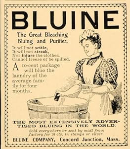 Amazon.com - 1901 Vintage Ad Bluine Laundry Bluing Washtub Clothes