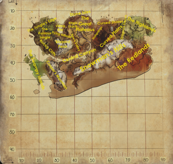 Ragnarok Map : Ark Ragnarok Map Wyvern Location - Ozaukee County Homes