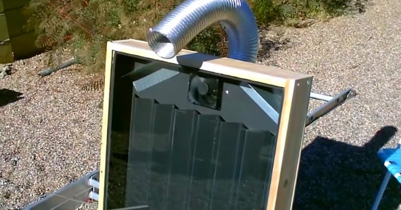 DIY Solar Air Heater! The Steel Slat “DripEdge” Solar Heater! VIRAL ZONE 24