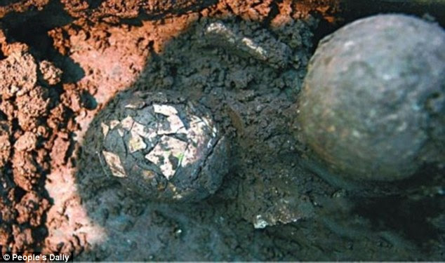 Eggstraordinary discovery: Archaeologists in southwest China have discovered a 2,000-year-old egg