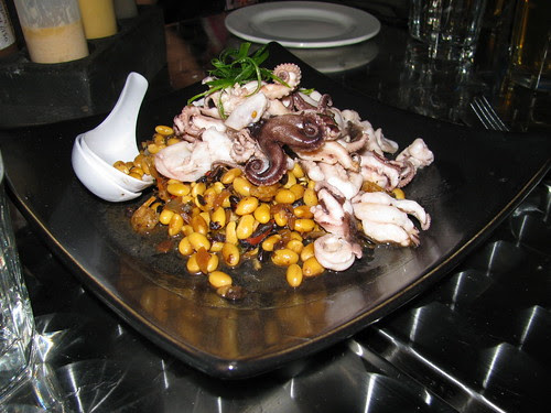 Baby Octopus with Soy Beans and Spicy Sauce