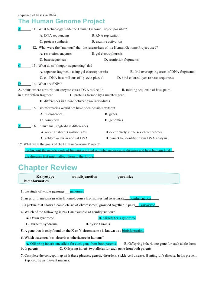 33 Human Genetic Disorders Worksheet Answers - Free Worksheet Spreadsheet