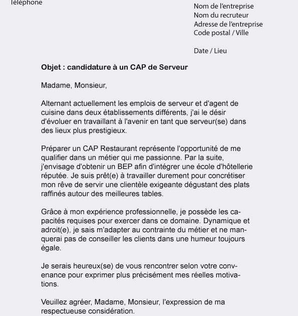 Exemple Lettre De Motivation Vendeuse Kiabi  Soalan 0