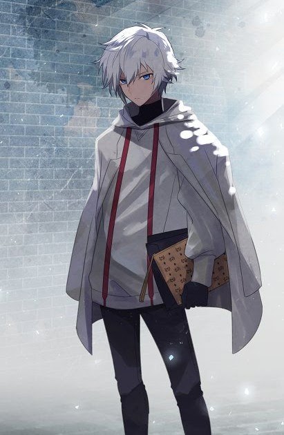 Male Anime Characters With White Hair - Fevereiro Wallpaper