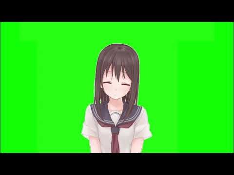 ️GREEN SCREEN EFFECTS: anime girl reactions ~ Green Screen Effects