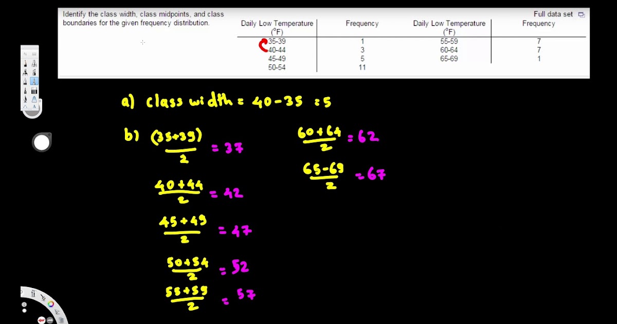 how-to-find-class-midpoint-in-stats