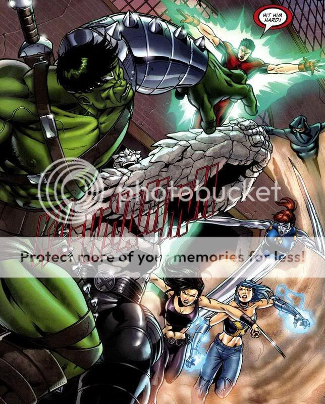 Hulk massacra Novos X-men