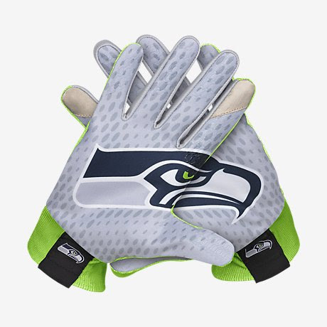 Nike Seattle Seahawks Stadium Lock Up NFL Gloves Mens Large L Sporting Goods Team Sports Nike Seattle Seahawks Stadium Lock Up NFL Gloves Mens Large L Sporting Goods Team Sports