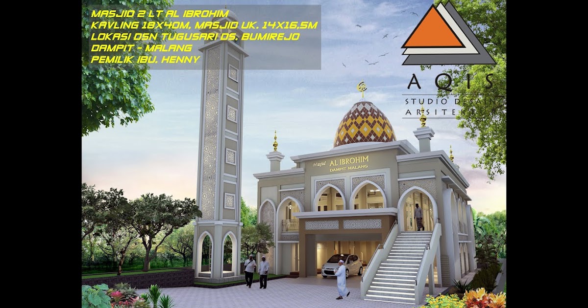 45+ Desain Masjid 2 Lantai