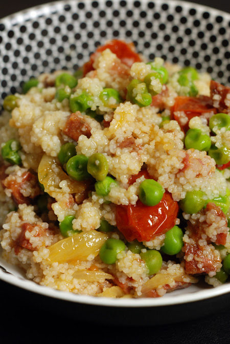 Barley Couscous with Chorizo and Vegetables© by Haalo
