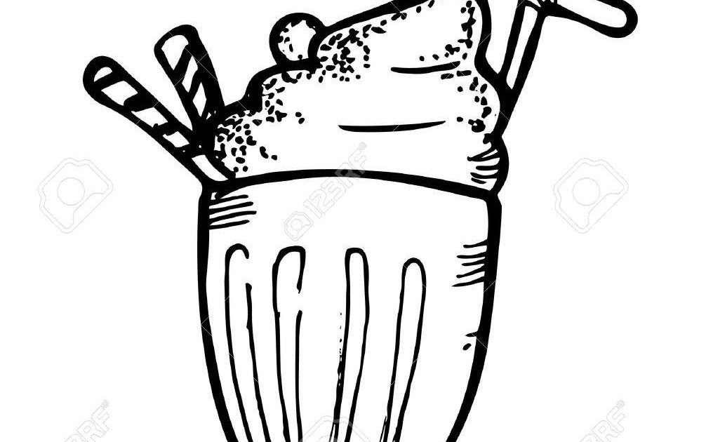 Ice Cream Float Drawing