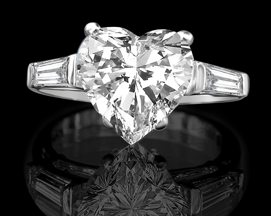 Heart Simulated Diamond Ring from Diamond Veneer #ValentinesDay #BestGiftsforHer