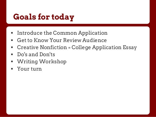 how to write a college essay for common app