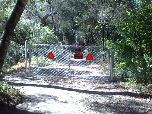 railroad grade trail to the right off of Zayante Schoolhouse