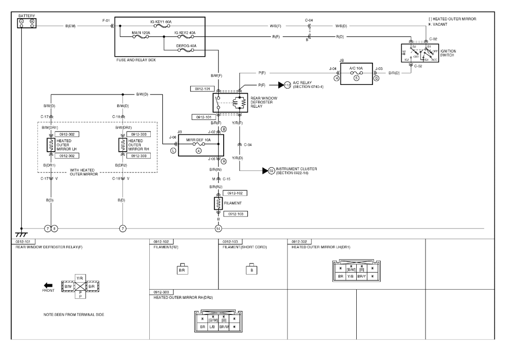 F150 Rear Window Defroster Wiring Schematic - Wiring Diagram & Schemas