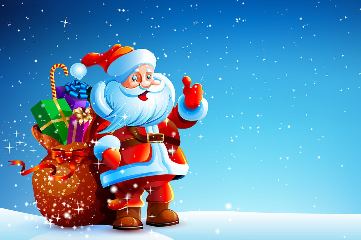 Pere Noel Dessin Animé / Gifs animes Pere noel, images animees Noel