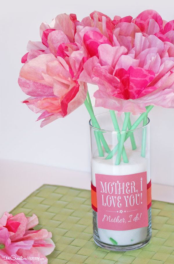 Cute Mother\u002639;s Day Gift Idea and Printables! onecreativemommy.com Cute Mother\u002639;s Day Gift Idea and Printables! onecreativemommy.com
