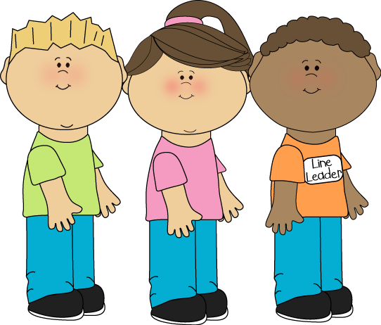 Student Line Up Clipart - Clipart