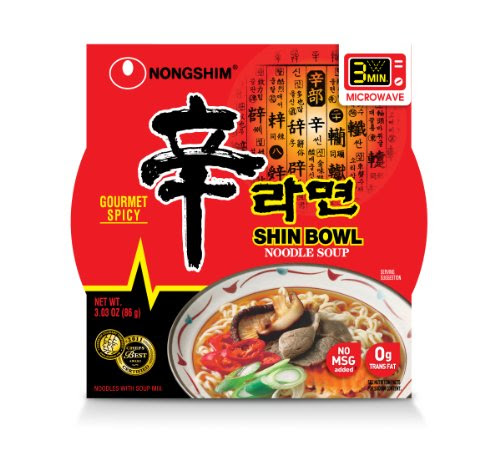 Purchase Nong Shim Bowl Noodle Hot And Spicy 3 03 Ounce Bowls Pack